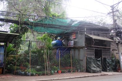 Vô tư xây nhà trên vỉa hè để kinh doanh